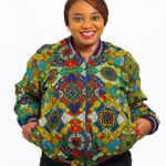 Full Art-Work African Print Bomber Jacket