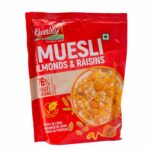 Kwality Crunchy Muesli With Almonds, Raisins and Honey - 100gx48