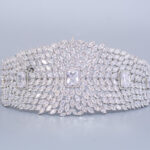 Luxury Crystal Rhinestones Link-Box Tiara