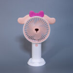 Mini-Bow Hand-held USB Fan - Pink
