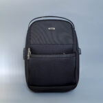 Belted Logo Anti-Theft USB Laptop Backpacks