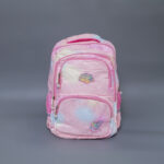 Rainbow-Pearl Zipper Children Backpack - Yellow