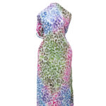 Water Lily Velvet Lace Fabric- Multi-Colour