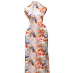 Galaxy Chiffon Crepe Fabric- Multicolour