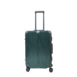Earth Aluminum Hard Shell 8-Wheel Medium Suitcase