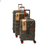 The Olive Camo Expandable Britbag Hard Shell Suitcase - 3pc