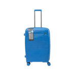 Sea Blue Expandable 8-Wheel Medium Suitcase
