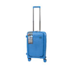 Sea Blue Expandable 8-Wheel Hard Shell Carry-on Cabin Suitcase