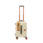 Cream Camo Expandable Hard Shell Carry-on Cabin Suitcase