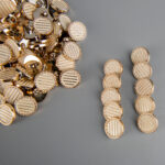 Gold Bridge Fabric Clothing Buttons