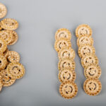 Dazzling Rose Gold Fabric Clothing Buttons