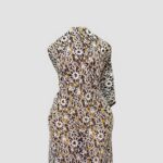 Black-White Vintage Floral Lace Fabric