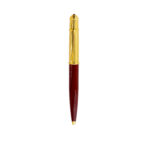 Louis Cardin Pen- Maroon with Gold Zig Zag
