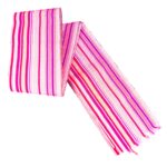 TOLANI ASO-OKE FABRIC- Pink/ Red &White