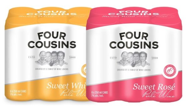 FOUR COUSINS SWEET WHITE 250ml x 24 - Image 2