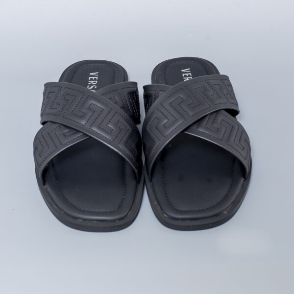 Palm Slippers for Men- Black VERCS7952