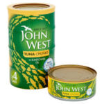 JW Tuna Chunks in Sunflower Oil - 12 x 145g