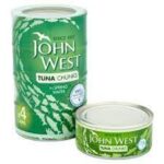 JW Tuna Chunks in Spring Water - 12 x 145g