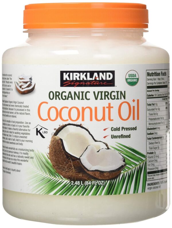 Kirkland Organic Virgin Coconut Oil- 2.48L