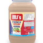 MJ's French Dressing- 4 x1 Gallon