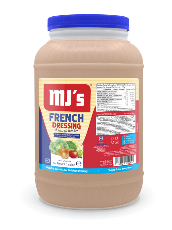 MJ's French Dressing- 4 x1 Gallon