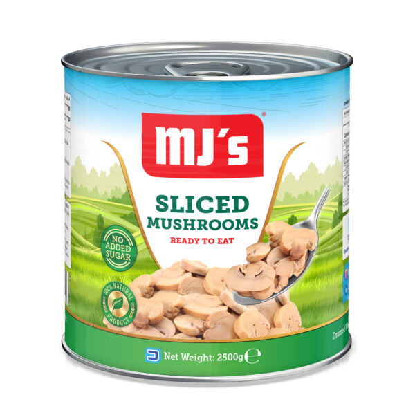 MJ's Sliced Mushrooms- 2500g x 6