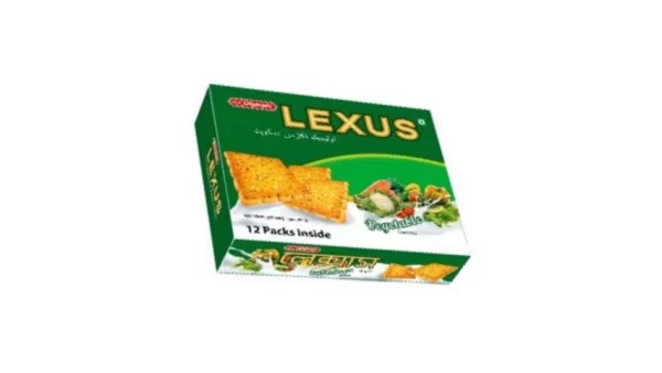 Olympic Lexus Vegetable Crackers Biscuits - 216gms x 10