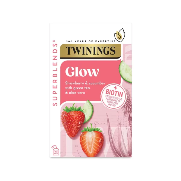 Twinings Glow With Biotin- 4x20 x2g