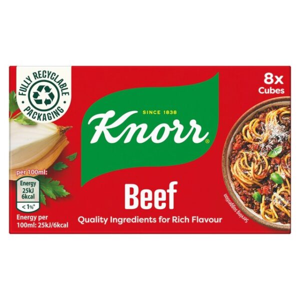 Knorr Beef Stock Cubes 80g x 12