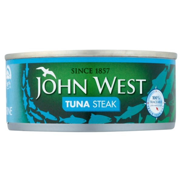 John West Tuna Steak/brine 160g x12