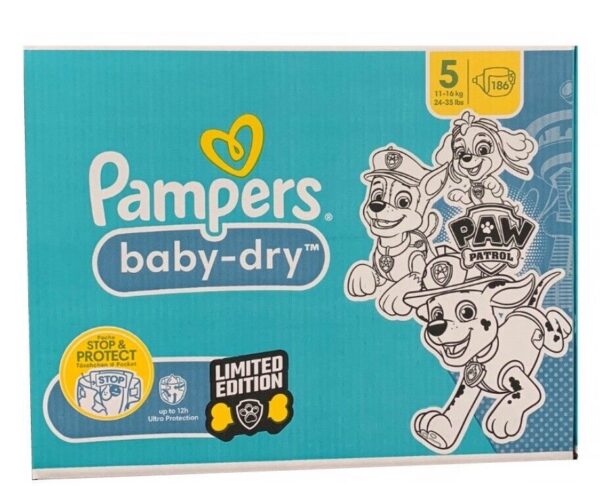 Pampers Paw Patrol (Limited Edition)- 186 Count