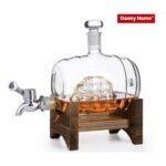 Glass Liquor 1000ml Barrel Dispenser