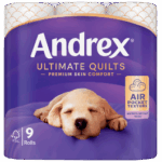 Andrex Ultimate Quilts Toilet Tissue- 4 Rolls x6