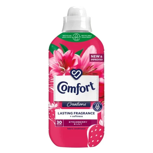 Comfort Fabric Conditioner(Strawberry & Lily)-900mlx 8