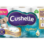Cushelle Quilted Coconut Toilet Roll - 6 rolls x 4