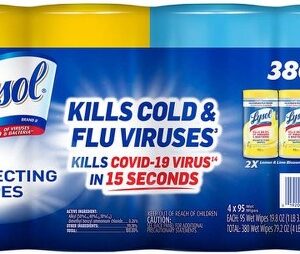 Lysol Disinfecting Wipes; Variety Pack- 4x95