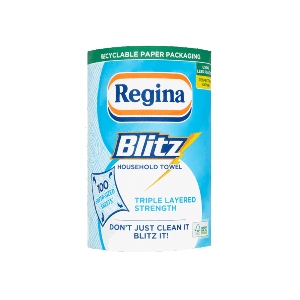 Regina Blitz Household Towel-100 supersized sheetsx6 - Image 2