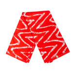 Red Waves Ankara Fabric- Wrapper