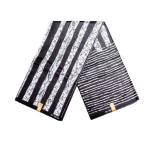 Black and White Ankara Fabric- Wrapper